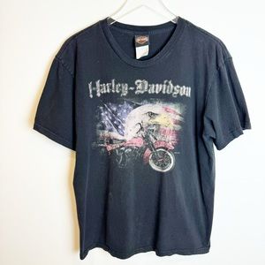 Harley-Davidson | Vintage Faded Black Eagle Graphic Tee